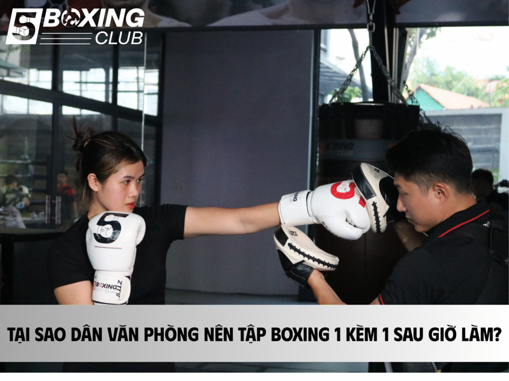 Tại sao dân văn phòng nên tập Boxing 1 kèm 1 sau giờ làm?