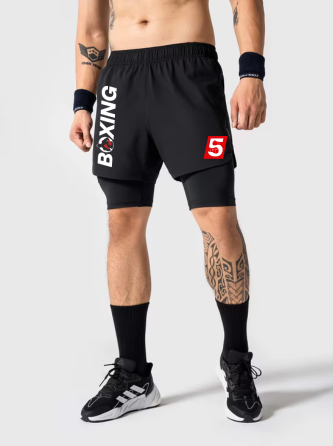 Quần Shorts Nam Gym Power 2 lớp